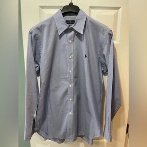 Ralph Lauren Men’s Button Down Long Sleeve Custom Fit Shirt Size Large